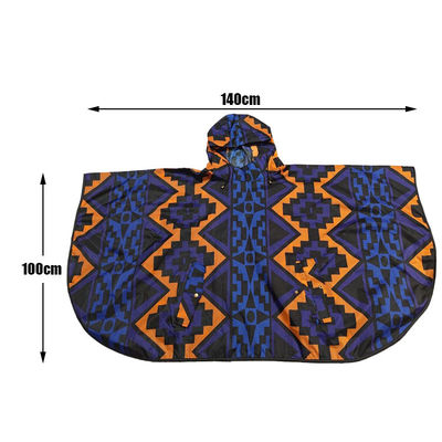 Poncho impermeable de la lluvia de Custom Adult Raincoat Polyetsre del fabricante