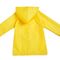 Impermeable impermeable amarillo de los niños de la PU con el OEM respirable de la capilla disponible
