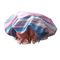 Bilayered EVA Shower Cap, casquillo de ducha del satén para el grueso del pelo 0.15m m